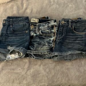 BKE/Levi/True Craft Jean shorts all size 12